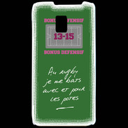 Coque LG P990 Les potes Bonus offensif-défensif Vert
