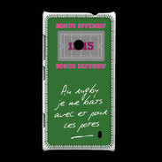Coque Nokia Lumia 520 Les potes Bonus offensif-défensif Vert