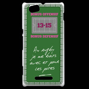 Coque Sony Xperia M Les potes Bonus offensif-défensif Vert
