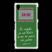 Coque Sony Xpéria Z1 Les potes Bonus offensif-défensif Vert
