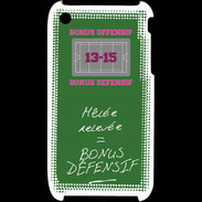 Coque iPhone 3G / 3GS Mêlée relevée Bonus offensif-défensif Vert