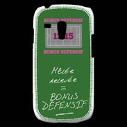 Coque Samsung Galaxy S3 Mini Mêlée relevée Bonus offensif-défensif Vert