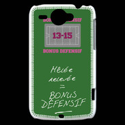 Coque HTC Wildfire G8 Mêlée relevée Bonus offensif-défensif Vert