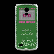 Coque Samsung Galaxy S4mini Mêlée relevée Bonus offensif-défensif Vert