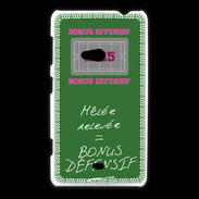 Coque Nokia Lumia 625 Mêlée relevée Bonus offensif-défensif Vert