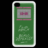 Coque iPhone 4 / iPhone 4S Fin de match Bonus offensif-défensif Vert
