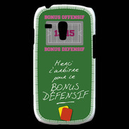 Coque Samsung Galaxy S3 Mini Merci l'arbitre Bonus offensif-défensif Vert