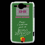 Coque HTC Wildfire G8 Merci l'arbitre Bonus offensif-défensif Vert