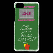 Coque Blackberry Z10 Merci l'arbitre Bonus offensif-défensif Vert