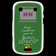 Coque Blackberry Bold 9900 Merci l'arbitre Bonus offensif-défensif Vert