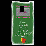 Coque LG P990 Merci l'arbitre Bonus offensif-défensif Vert