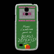 Coque Samsung Galaxy S4mini Merci l'arbitre Bonus offensif-défensif Vert