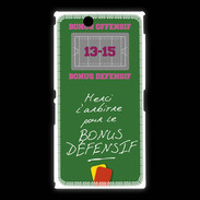 Coque Sony Xpéria Z Ultra Merci l'arbitre Bonus offensif-défensif Vert