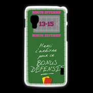 Coque LG L5 2 Merci l'arbitre Bonus offensif-défensif Vert