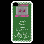 Coque iPhone 4 / iPhone 4S Plaquage Bonus offensif-défensif Vert