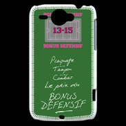 Coque HTC Wildfire G8 Plaquage Bonus offensif-défensif Vert