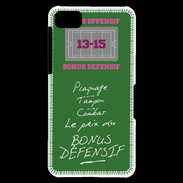 Coque Blackberry Z10 Plaquage Bonus offensif-défensif Vert