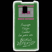 Coque LG P990 Plaquage Bonus offensif-défensif Vert