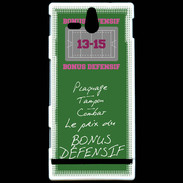 Coque Sony Xperia U Plaquage Bonus offensif-défensif Vert