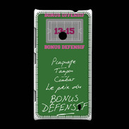 Coque Nokia Lumia 520 Plaquage Bonus offensif-défensif Vert