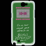Coque Samsung Galaxy Note 2 Obtenir le Bonus offensif-défensif Vert