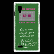 Coque LG Optimus L9 Obtenir le Bonus offensif-défensif Vert