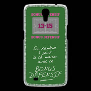 Coque Samsung Galaxy Mega 1 point bonus offensif-défensif Vert