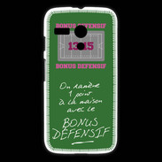 Coque Motorola G 1 point bonus offensif-défensif Vert