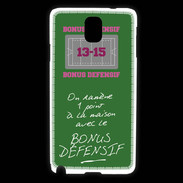 Coque Samsung Galaxy Note 3 1 point bonus offensif-défensif Vert