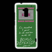 Coque HTC One Max 1 point bonus offensif-défensif Vert