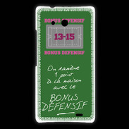 Coque Huawei Ascend Mate 1 point bonus offensif-défensif Vert