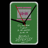 Grande pendule murale 1 point bonus offensif-défensif Vert