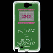 Coque Samsung Galaxy Note 2 The pack Bonus offensif-défensif Vert