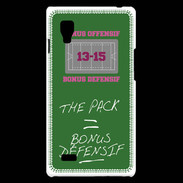 Coque LG Optimus L9 The pack Bonus offensif-défensif Vert