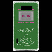 Coque LG Optimus L7 The pack Bonus offensif-défensif Vert