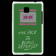 Coque LG Optimus L3 II The pack Bonus offensif-défensif Vert