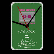 Grande pendule murale The pack Bonus offensif-défensif Vert