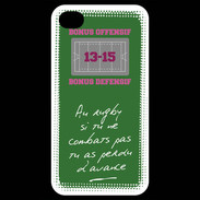 Coque iPhone 4 / iPhone 4S Le combat Bonus offensif-défensif Vert