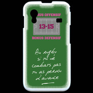 Coque Samsung ACE S5830 Le combat Bonus offensif-défensif Vert