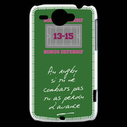 Coque HTC Wildfire G8 Le combat Bonus offensif-défensif Vert