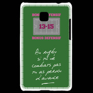 Coque LG Optimus L3 II Le combat Bonus offensif-défensif Vert