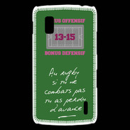 Coque LG Nexus 4 Le combat Bonus offensif-défensif Vert