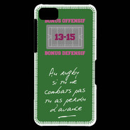 Coque Blackberry Z10 Le combat Bonus offensif-défensif Vert