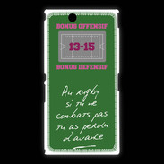 Coque Sony Xpéria Z Ultra Le combat Bonus offensif-défensif Vert