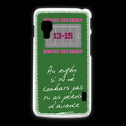 Coque LG L5 2 Le combat Bonus offensif-défensif Vert