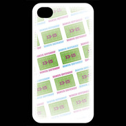 Coque iPhone 4 / iPhone 4S Dégradé Bonus Offensif-défensif Blanc