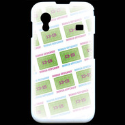 Coque Samsung ACE S5830 Dégradé Bonus Offensif-défensif Blanc