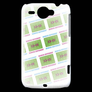 Coque HTC Wildfire G8 Dégradé Bonus Offensif-défensif Blanc