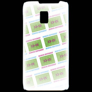 Coque LG P990 Dégradé Bonus Offensif-défensif Blanc