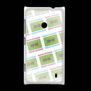 Coque Nokia Lumia 520 Dégradé Bonus Offensif-défensif Blanc